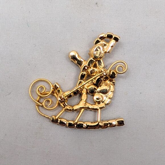 Vintage Hobe Rhinestone Santa Claus Christmas Brooch - Etsy Vintage 1960s Signed Hobe Rhinestone Santa Claus in His Sleigh Brooch